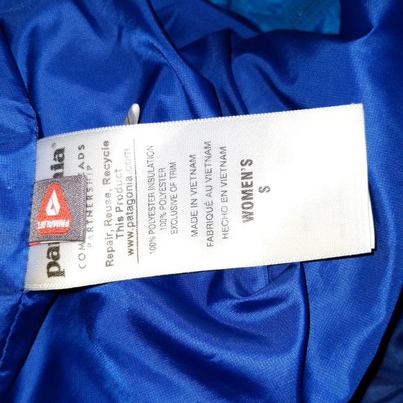 Patagonia Women's Size S Primaloft Zip Front Lightweight Jacket As Is - Picture 9 of 13